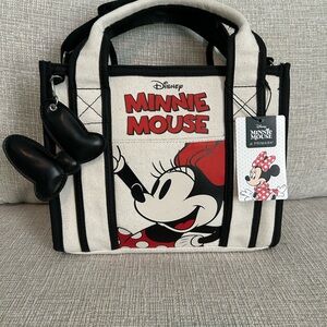 Primark Disney Minnie Mouse Crossbody Bag - Red, Black, and White